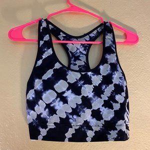 VS PINK tie dye seamless racerback sports bra